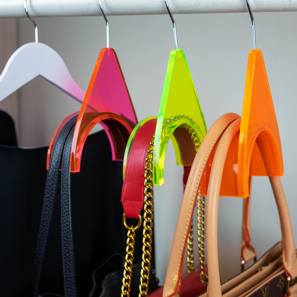 DIY Hanging Purse Organizer | Hanging purses, Organizing purses in closet,  Purse organization